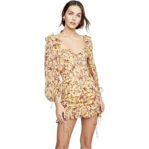 For love and lemons beaumont floral mini dress